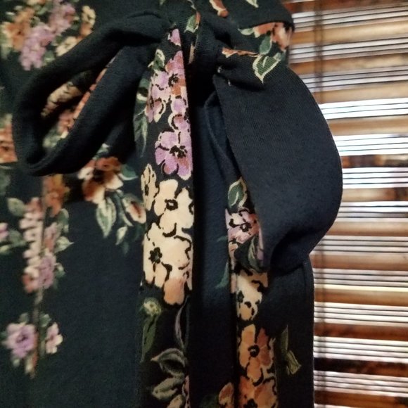 Fortune & Ivy Michele Knit Faux Wrap high low maxi dress - Picture 2 of 6